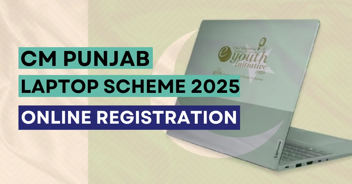 CM Punjab Laptop Scheme 2025 Online Registration